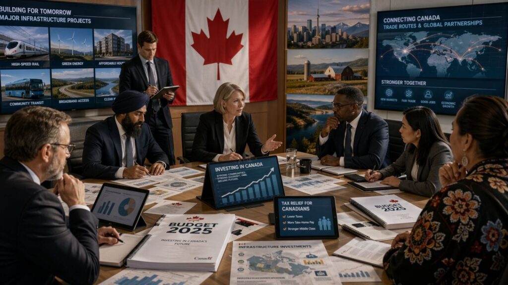Mark Carney Budget Meeting